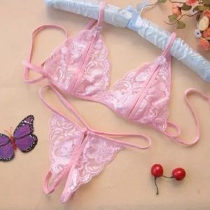 Pink lingerie